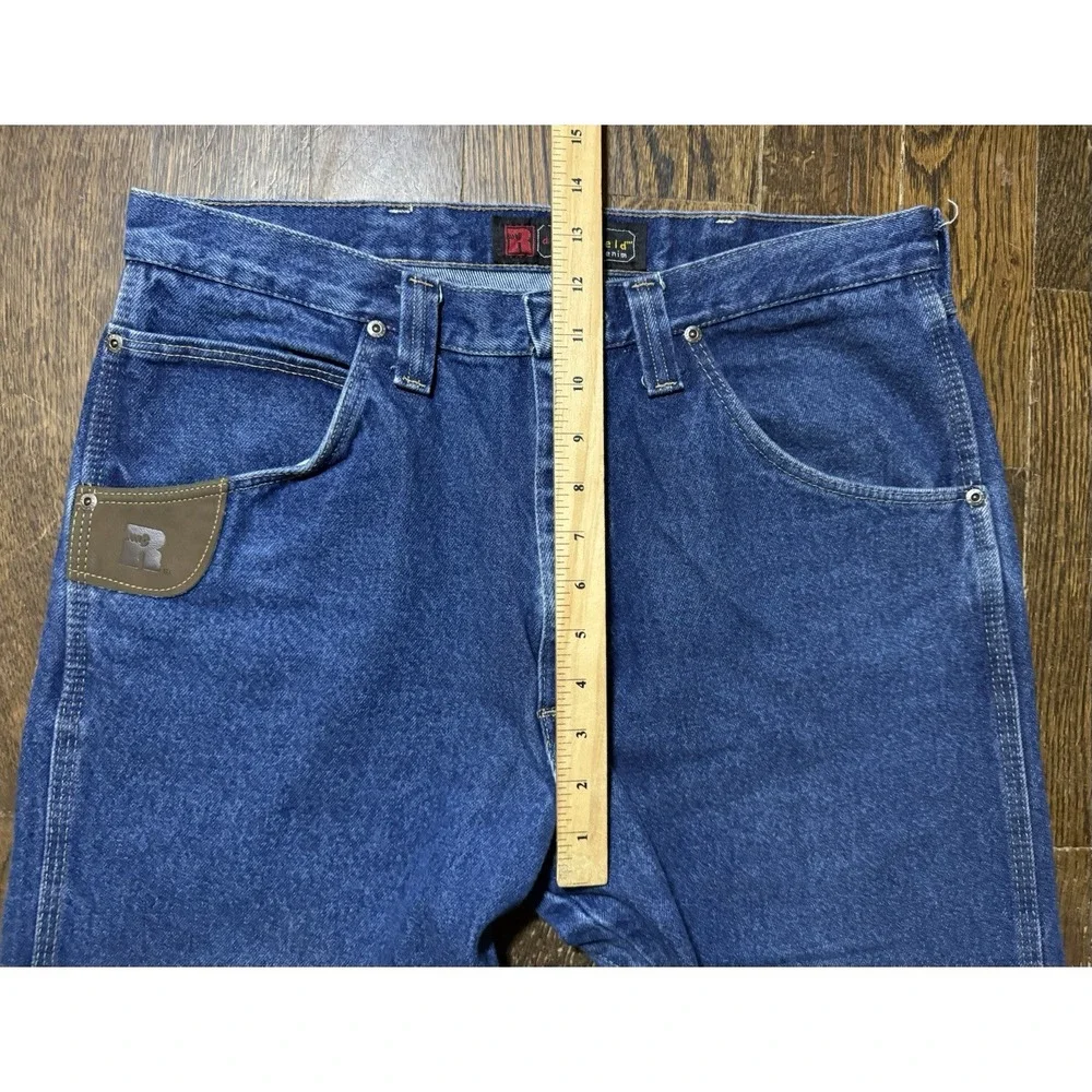 Wrangler Riggs Workwear Blue Jeans Men's Size 33x32 Dura Shield Denim